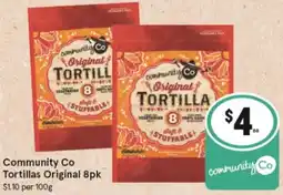 IGA Community Co Tortillas Original 8pk offer