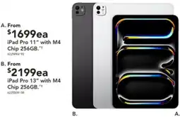 Harvey Norman iPad Pro 13" with M4 Chip 256GB offer
