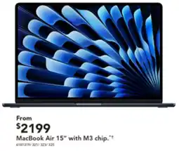Harvey Norman MacBook Air 15" with M3 chip offer