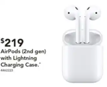 Harvey Norman $219 AirPods (2nd gen) with Lightning Charging Case offer