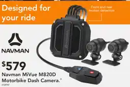 Harvey Norman Navman MiVue M820D Motorbike Dash Camera offer