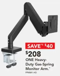 Harvey Norman ONE Heavy- Duty Gas-Spring Monitor Arm offer