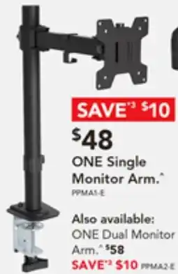 Harvey Norman ONE Single Monitor Arm offer