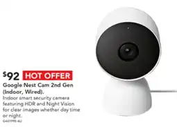 Harvey Norman Google Nest Cam 2nd Gen offer