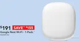 Harvey Norman Google Nest Wi-Fi - 1-Pack offer