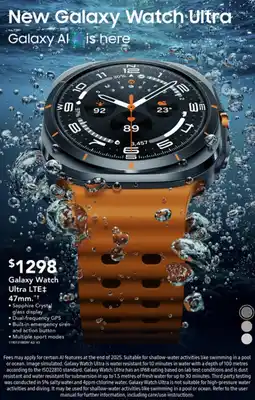Harvey Norman Galaxy Watch Ultra LTE+ 47mm offer