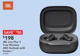 Harvey Norman JBL Live Flex 3 True Wireless ANC Earbuds with Screen offer