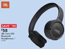Harvey Norman JBL Tune 520 Bluetooth Headphones offer