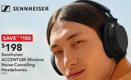 Harvey Norman Sennheiser ACCENTUM Wireless Noise-Cancelling Headphones offer