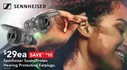 Harvey Norman Sennheiser SoundProtex Hearing Protection Earplugs offer