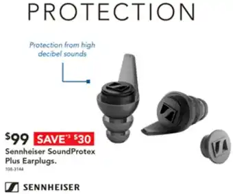 Harvey Norman Sennheiser Sound Protex Plus Earplugs offer