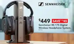 Harvey Norman Sennheiser RS 175 Digital Wireless Headphone System offer