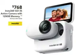 Harvey Norman Insta360 GO 35 Action Camera with 128GB Memory offer