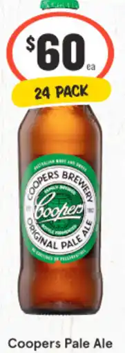 IGA Liquor Coopers Pale Ale 24 PACK offer