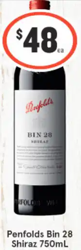 IGA Liquor Penfolds Bin 28 Shiraz 750mL offer