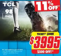 The Good Guys 98 C655 QLED Google TV 2024 offer