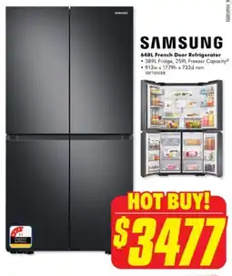 The Good Guys SAMSUNG 648L French Door Refrigerator offer