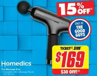 The Good Guys Pro Massage Gun offer