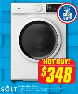 The Good Guys 6kg Front Load Washer offer