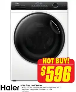 The Good Guys 8.5kg Front Load Washer offer