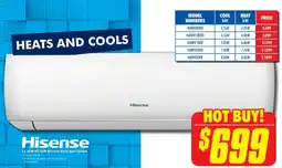 The Good Guys C2.5kW H3.2kW Reverse Cycle Split System offer
