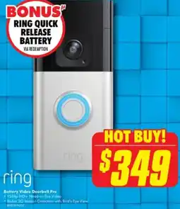 Battery Video Doorbell Pro