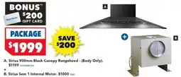 Harvey Norman Sirius Package offer