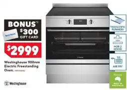 Harvey Norman Westinghouse 900mm Electric Freestanding Oven offer