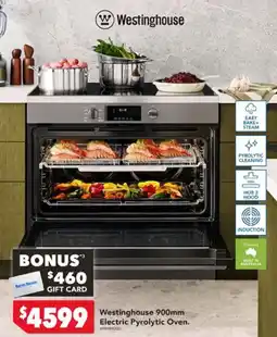 Harvey Norman Westinghouse 900mm Electric Pyrolytic Oven offer