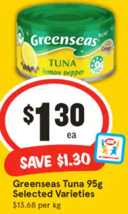 IGA Greenseas Tuna 95g offer