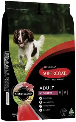 IGA Supercoat Smart Blend Dry Dog Food 2.6-2.8kg Selected Varieties offer