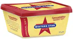 IGA Western Star Spreadable 375g Selected Varieties offer