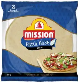 IGA Mission Pizza Base 2 Pack Selected Varieties offer