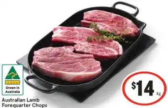 IGA Australian Lamb Forequarter Chops offer