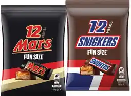 IGA Mars, M&M's or Skittles Fun Size Pack 132‑192g Selected Varieties offer