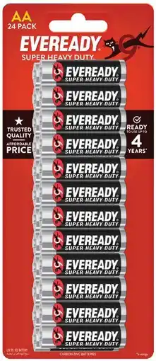 IGA Eveready Super Heavy Duty AA Batteries 24 Pack offer