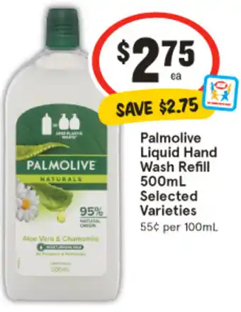 IGA Palmolive Liquid Hand Wash Refill 500mL offer