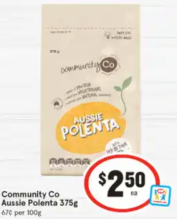 IGA Community Co Aussie Polenta 375g offer