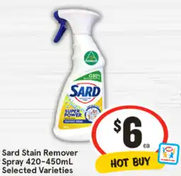IGA Sard Stain Remover Spray 420-450ml offer