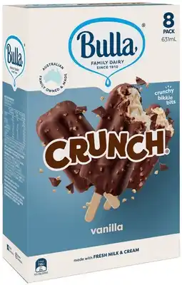 IGA Bulla or Chupa Chups Ice Cream Sticks 8‑14 Pack Selected Varieties offer