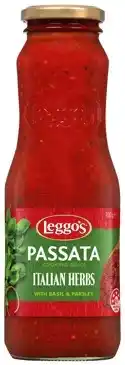 IGA Leggo’s Passata Cooking Sauce 700g Selected Varieties offer