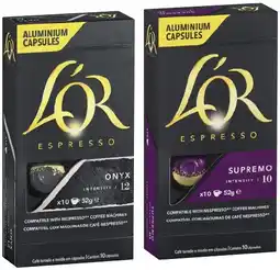 IGA L’OR Espresso Coffee Capsules 10 Pack Selected Varieties offer