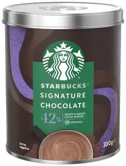 IGA Starbucks Signature Chocolate Powder 330g offer