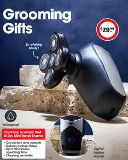 Coles Thomson Scenium Wet & Dry Mini Travel Shaver offer