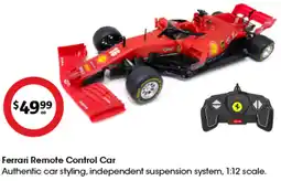 Coles Ferrari Remote Control Car offer