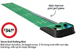 Coles Verve Golf Putting Mat offer