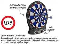 Coles Verve Electric Dartboard offer