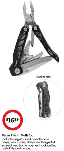 Coles Verve 11-in-1 Multi Tool offer
