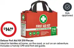 Coles Deluxe First Aid Kit 210 Pieces offer