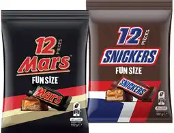 IGA Mars, M&M's or Skittles Fun Size Pack 132‑192g Selected Varieties offer